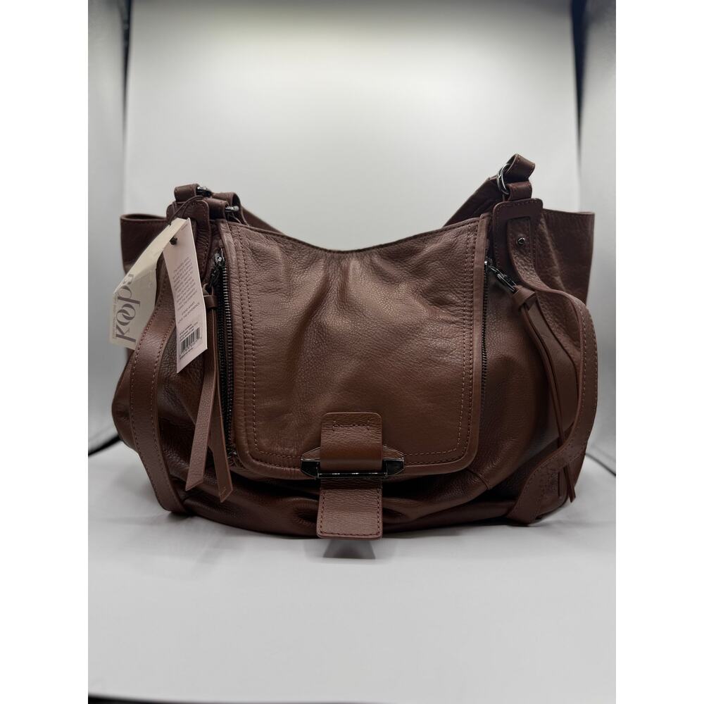 NWT Kooba Jonnie Leather Shopper Tote - Brown- Minor Flaws - Picture 2 of 14